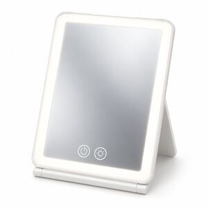 COWIN Travel LED Makeup Mirror Rechargeable 3 Light Modes White New Open Box
